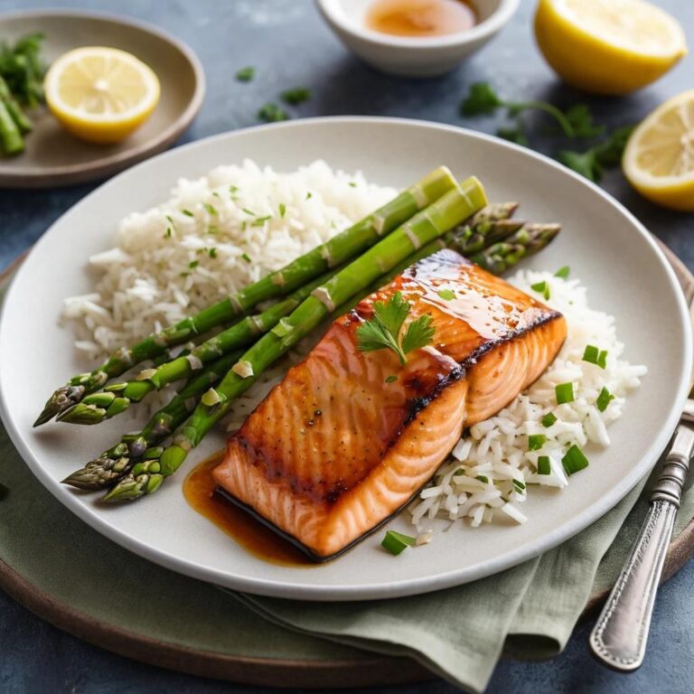 Honey Garlic Glazed Salmon