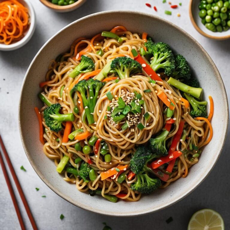 Veggie Garlic Noodles Recipe