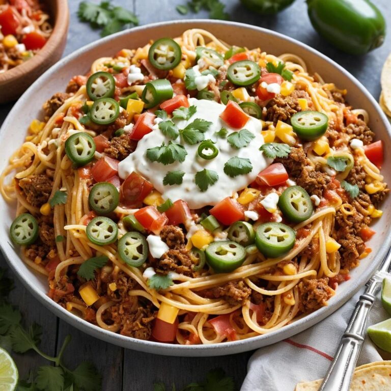 One-Pot Taco Spaghetti Recipe